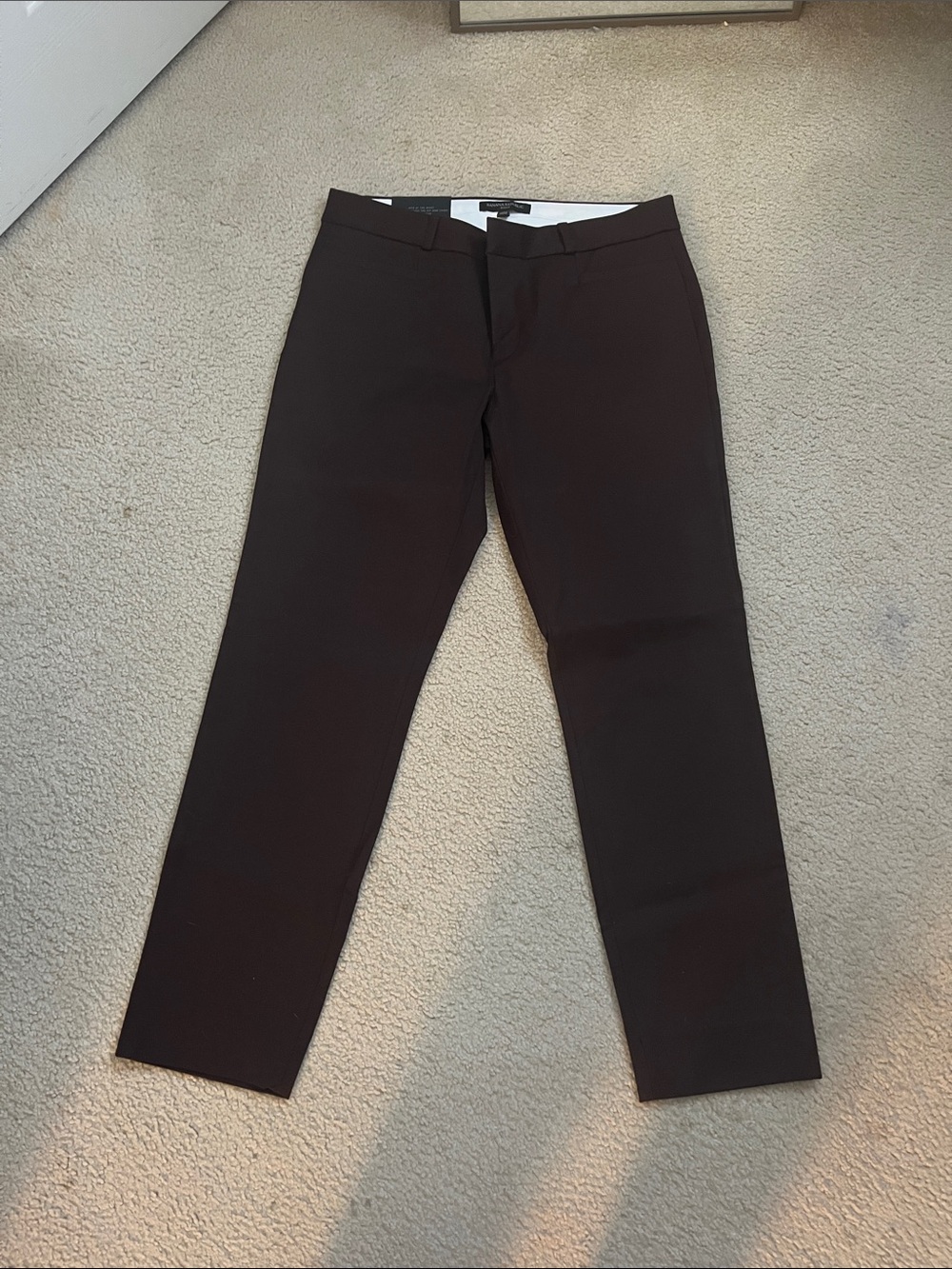 Banana Republic Women’s modern Sloan Dress Pants - Dark Brown
